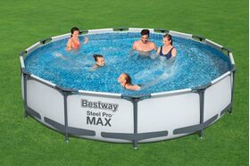 Steel Pro Max™ Frame Pool-Set, rund 366