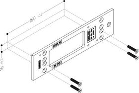 Montagepl.weiß 9016 f.TS 3000 GEZE