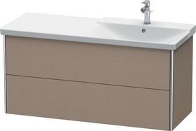 Duravit Waschtischunterbau XSQUARE Be rechts 565x1010x473mm betongrau matt