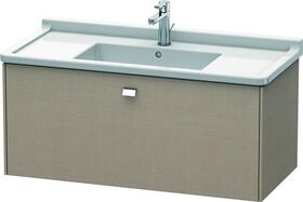 Duravit Waschtischunterbau BRIOSO Griff chrom 452x1020x469mm leinen