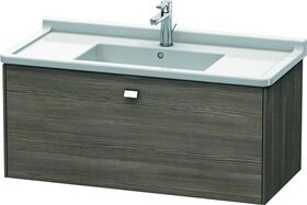 Duravit Waschtischunterbau BRIOSO Griff chrom 452x1020x469mm pine terra