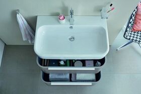 Duravit Einrichtungssystem m Siphonaus f 775mm B nussbaum massiv