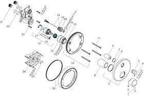 HG Fertigmontageset TALIS für Unterputz Wannenmischer chrom