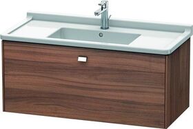 Duravit Waschtischunterbau BRIOSO Gri chrom 452x1020x469mm nussbaum natur