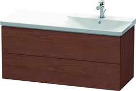 Duravit Waschtischunterbau L-CUBE 1220x481x555mm amerikanisch nussbaum