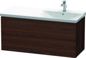 Duravit Waschtischunterbau L-CUBE 1220x481x555mm nussbaum gebürstet