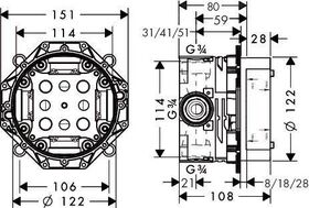 HG Grundkörper iBox universal DN 20