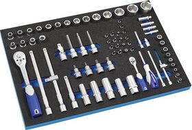 Werkzeugmodul 71-tlg.3/3-Modul Steckschlü.PROMAT