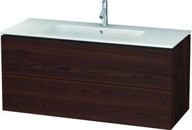 Duravit Waschtischunterbau L-CUBE 1220x481x550mm nussbaum gebürstet