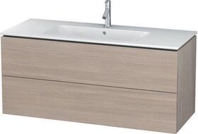 Duravit Waschtischunterbau L-CUBE 1220x481x550mm dolomiti grey hochglanz