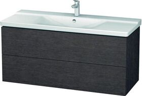 Duravit Waschtischunterbau L-CUBE 1220x481x555mm eiche dunkel gebürstet