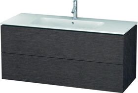 Duravit Waschtischunterbau L-CUBE 1220x481x550mm eiche dunkel gebürstet