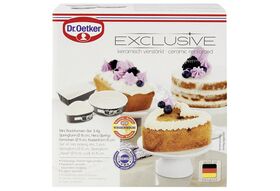 Dr. Oetker Mini-Backformen 'Exclusive' 3er Set Springform Ø 16 cm, H 4,5 cm, Springform 'Herz' (LxB): 11,5x4,5 cm , Kastenform (LxBxH): 16x8,5x4,5 cm