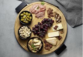 GUSTA Holzbrett 'Lazy Susan'