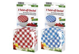 deti Twist-off-Deckel 3er Set 3 Twist-off-Deckel