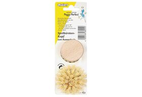 Peggy Perfect Spülbürsten-Ersatzkopf Holz/Fibre Ø4,2cm 2 Stück