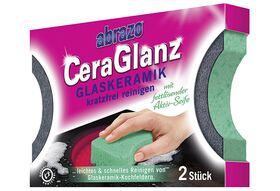 ABRAZO Schwamm CeraGlanz Glaskeramik 2er Pack