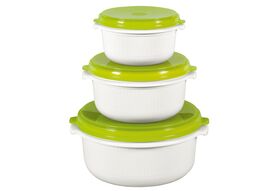 EMSA Topf-Set 'Micro Family' Starter-Set 3-teilig: 0,5 l, 1 l, 1,5 l, jeweils mit Deckel