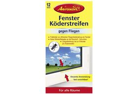 Aeroxon Fenster-Köderstreifen gegen Fliegen 12 Stück