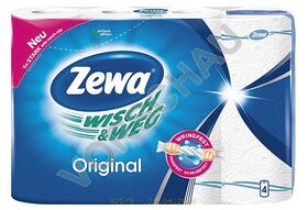 ZEWA Küchenrolle Wisch & Weg Original 45 Blatt 4er Pack