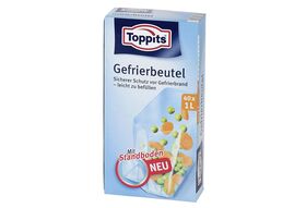 TOPPITS Gefrierbeutel 17x25cm 1l Pack 40 Stück