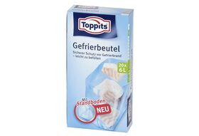 TOPPITS Gefrierbeutel 27x50cm 6l Pack 20 Stück