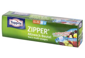 TOPPITS Frischebeutel 20,5x15,5cm 1l Pack 12 Stück