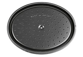 STAUB Cocotte Schmortopf oval nClassic Gusseisen 6,7 l 33cm schwarz