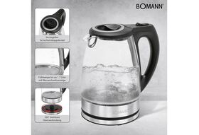 BOMANN Glas-Wasserkocher WKS 6032 G CB