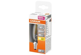 OSRAM LED Kerzenlampe B37 4W klar E14