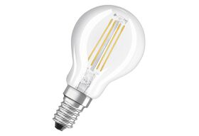 OSRAM LED Tropfenlampe P37 4W klar E14