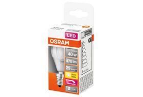 OSRAM LED Tropfenlampe P40 4,5W E14 dim