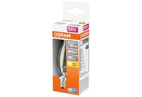 OSRAM LED Kerzenlampe BA E14 5W 470 matt dim