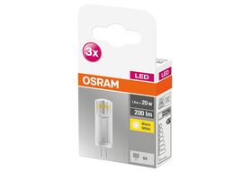 OSRAM LED Stift 1,8W/827 G4 200lm 3er