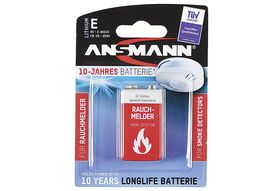 ANSMANN Batterie Lithium 9V inkl. Lithium 9V Batterie