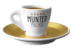 LA VIDA Espressotasse 'Muntermacher' Espressotasse | Untertasse