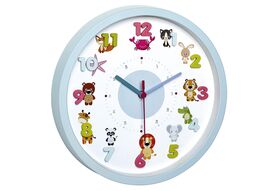 TFA-DOSTMANN Wanduhr Kinder Tiermotive Ø30,9cm