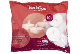 BOLSIUS Maxi-Teelichte 14er Pack