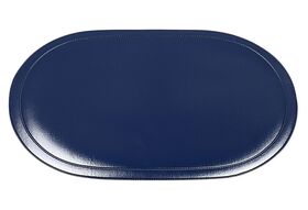 SALEEN Tischset oval Kunststoff 45,5x29cm kobaltblau