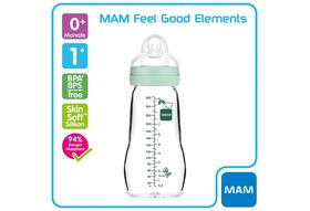 MAM Babyflasche Feel Good Elements 'Bär / Igel'