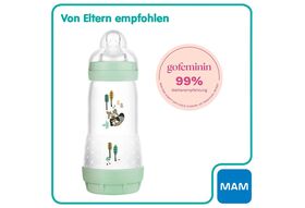 MAM Babyflasche Easy Start Anti-Colic Elements 'Waschbär'