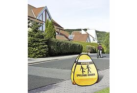 reer 3D-Straßenwarnschild