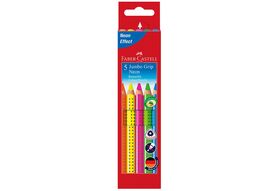 Faber Castell Jumbo GRIP Neon 5er 5er Kartonetui