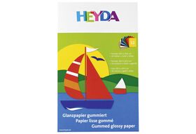 HEYDA Glanzpapiermappe 12 Blatt 12 Blatt