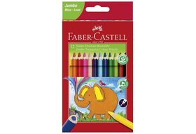 Faber Castell Buntstifte Jumbo dreikant 12er 12er Karton