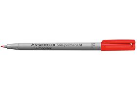 STAEDTLER Lumocolor wasserlösl.F rot