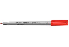 STAEDTLER Lumocolor wasserlösl.M rot