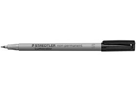 STAEDTLER Lumocolor wasserlösl.S schwarz