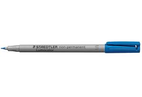 STAEDTLER Lumocolor wasserlösl.S blau