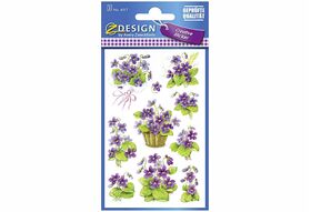 AVERY ZWECKFORM Flower Sticker Veilchen 4317